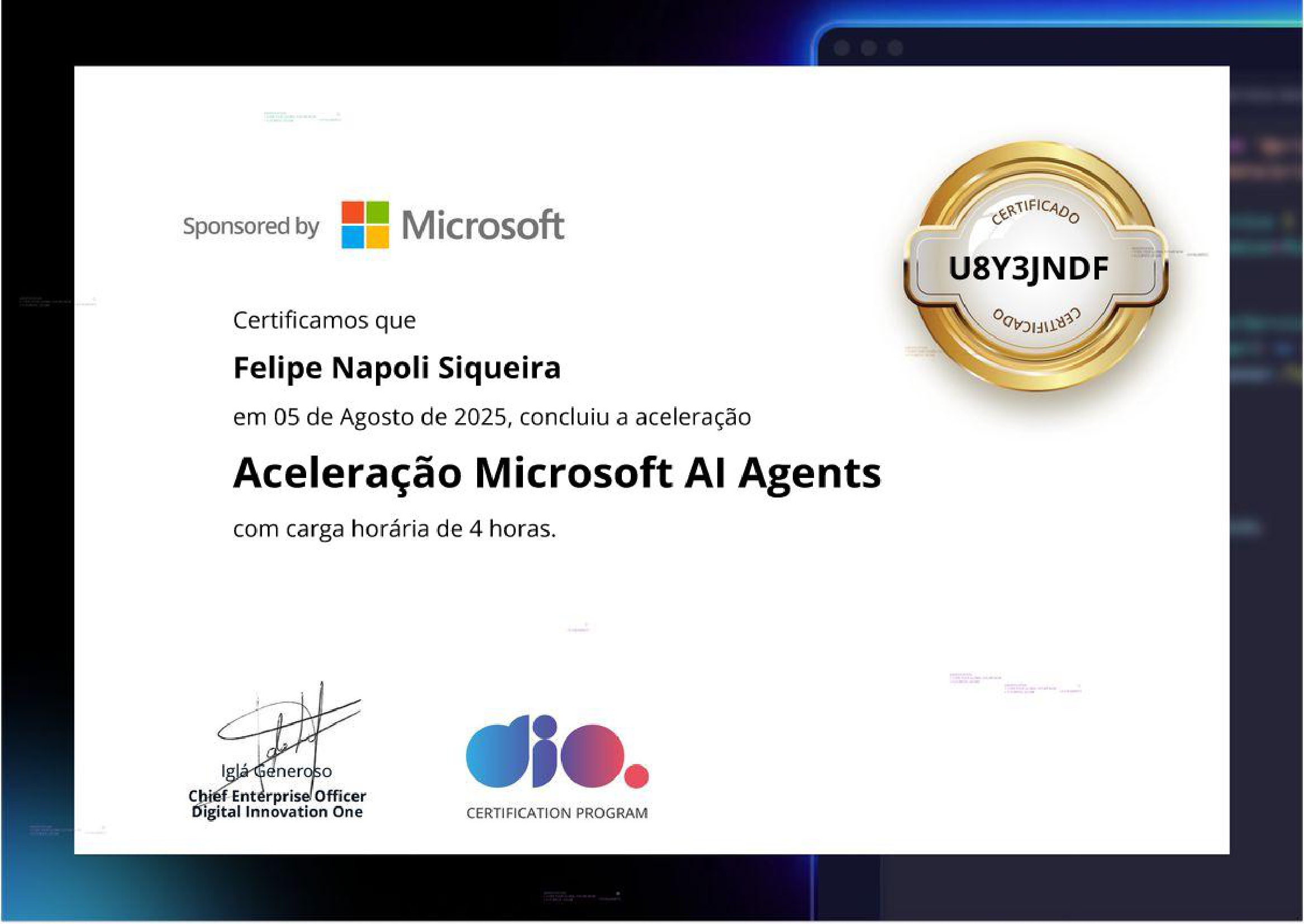 Certificados object (7)