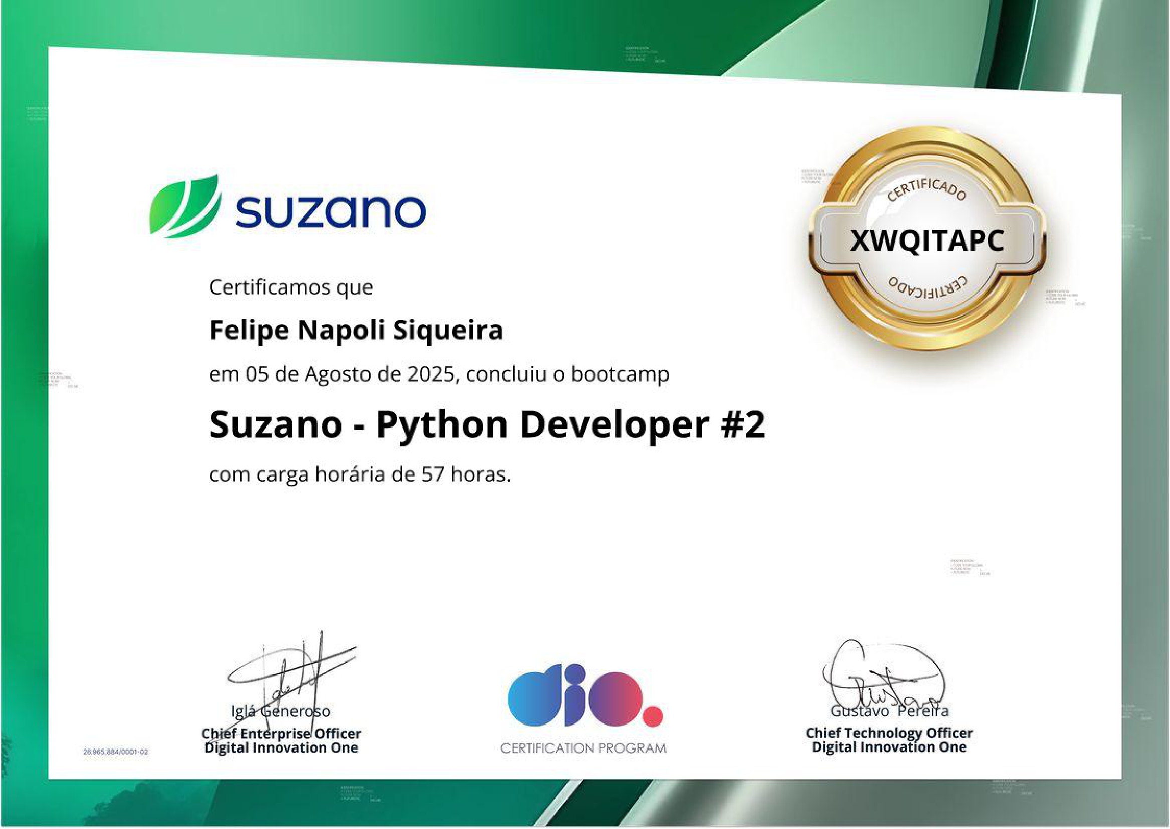 Certificados object (6)